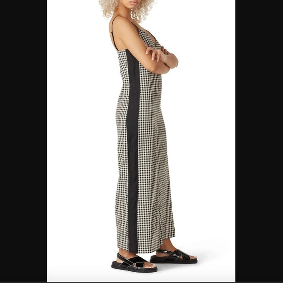 Scotch and Soda Wide Leg Check Jumpsuit XS - Picture 3 of 8